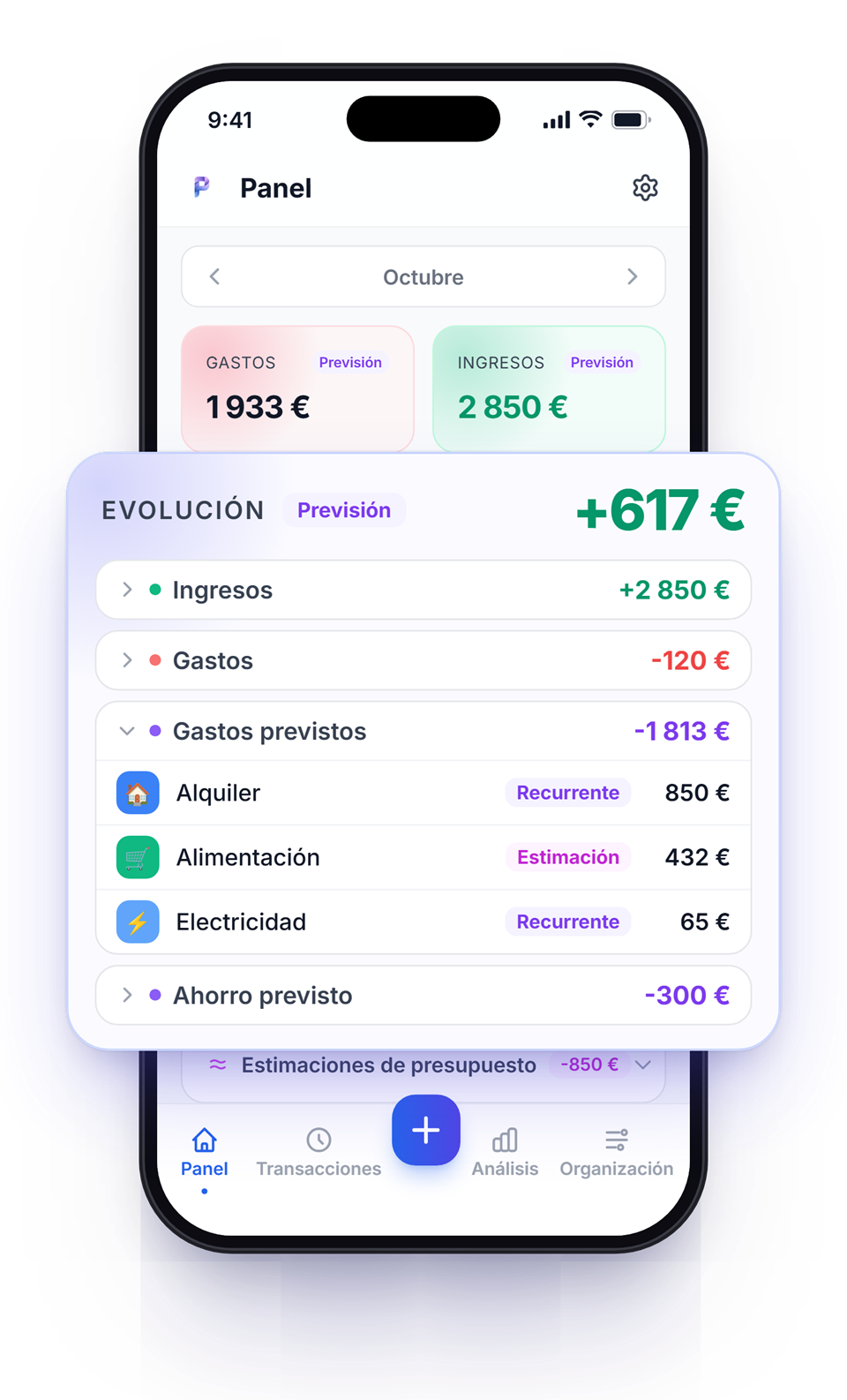 Lo que puedes gastar, desde el día 1 — Plio
