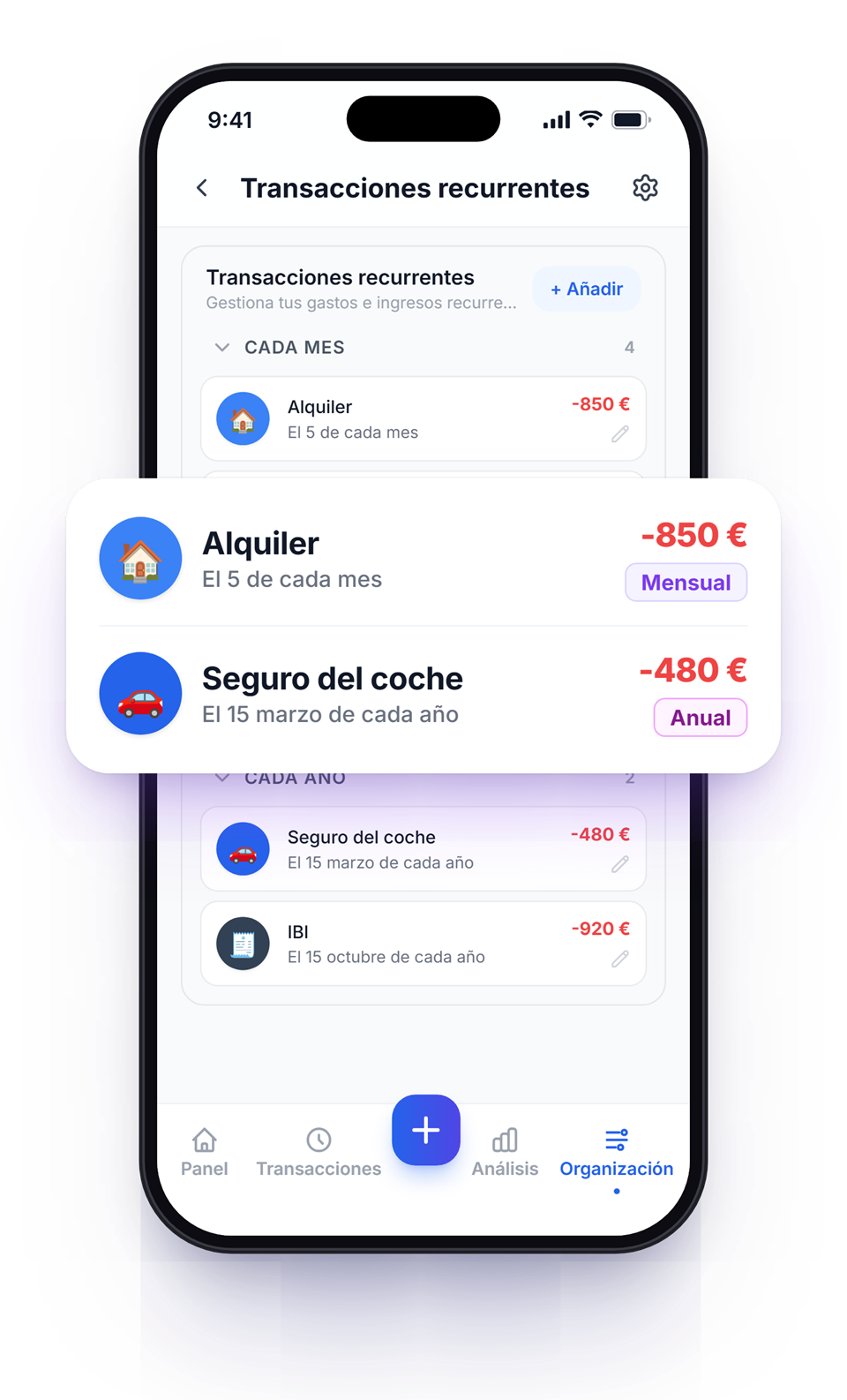 Mensual o anual, todo previsto — Plio