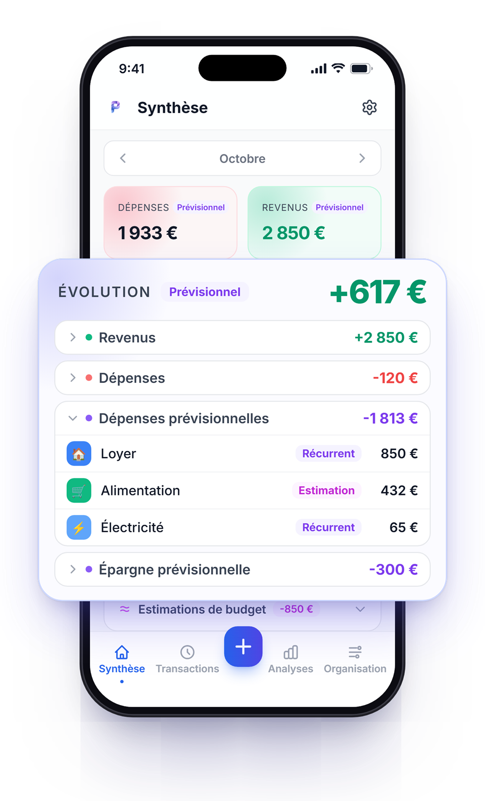 Votre reste à dépenser, connu dès le 1er — Plio