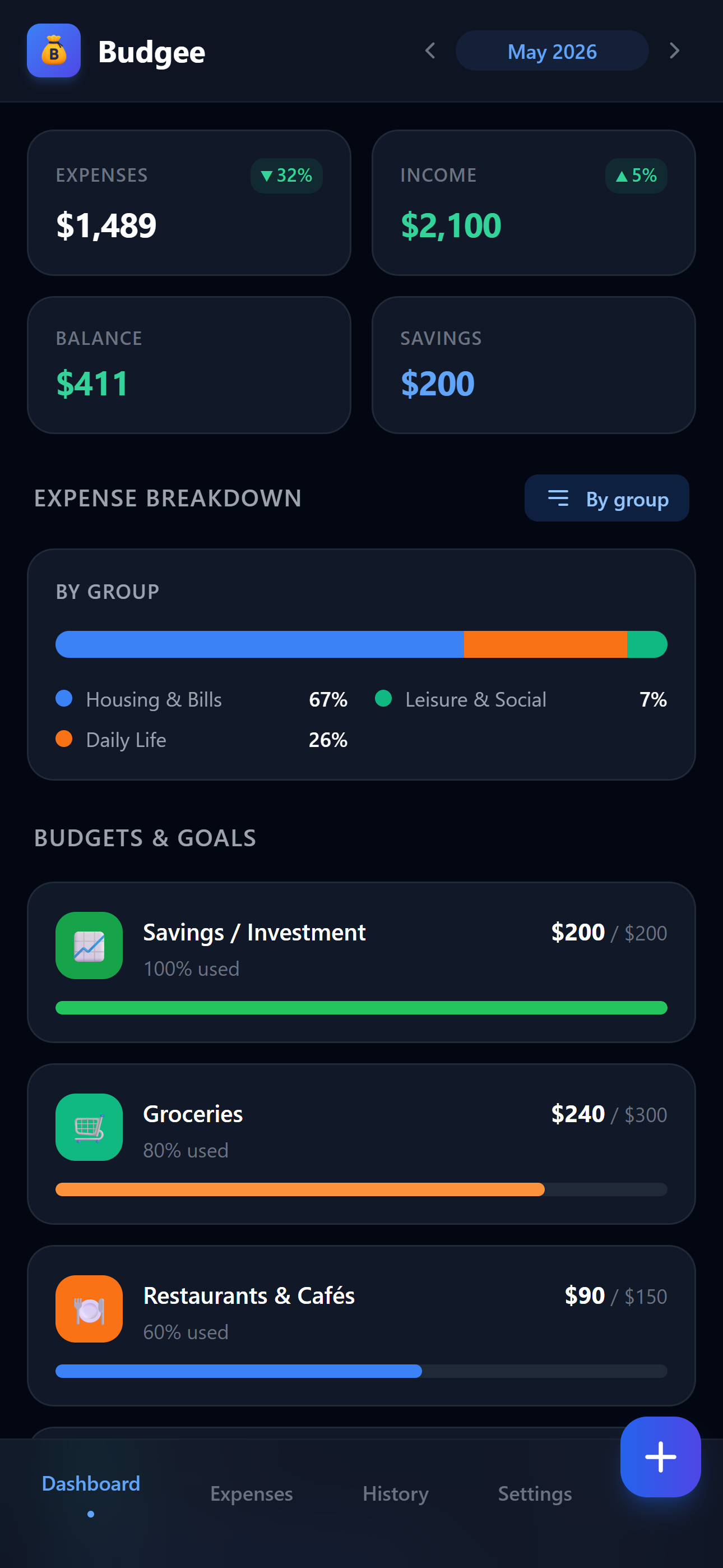 Plio app dashboard